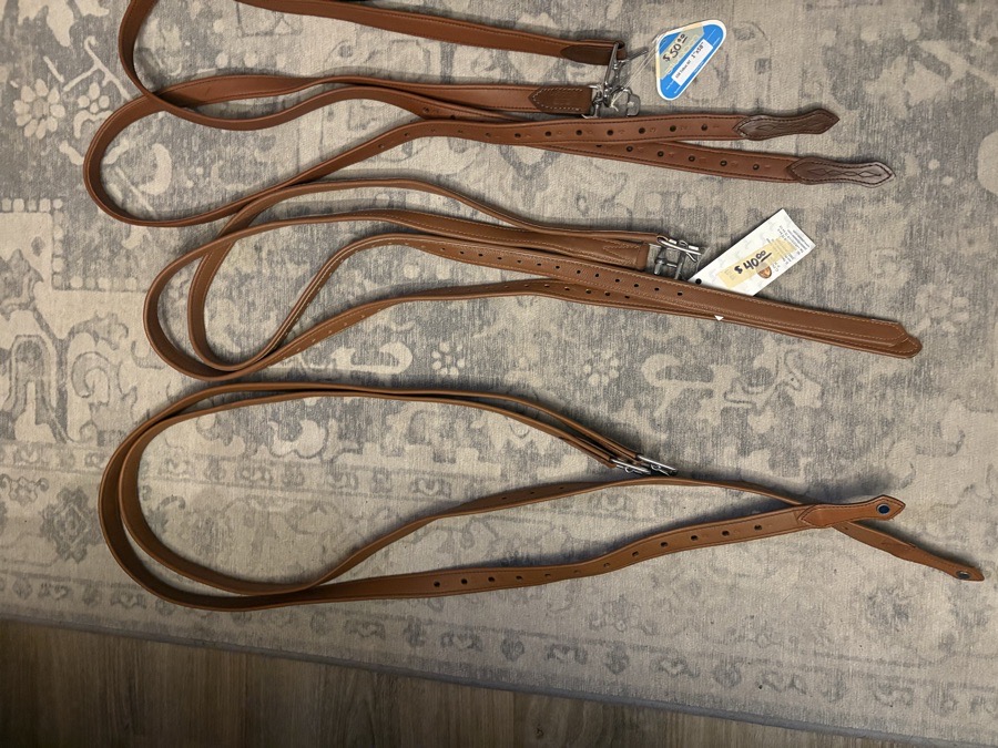 Stirrup Leathers - Black & Brown & Cognac