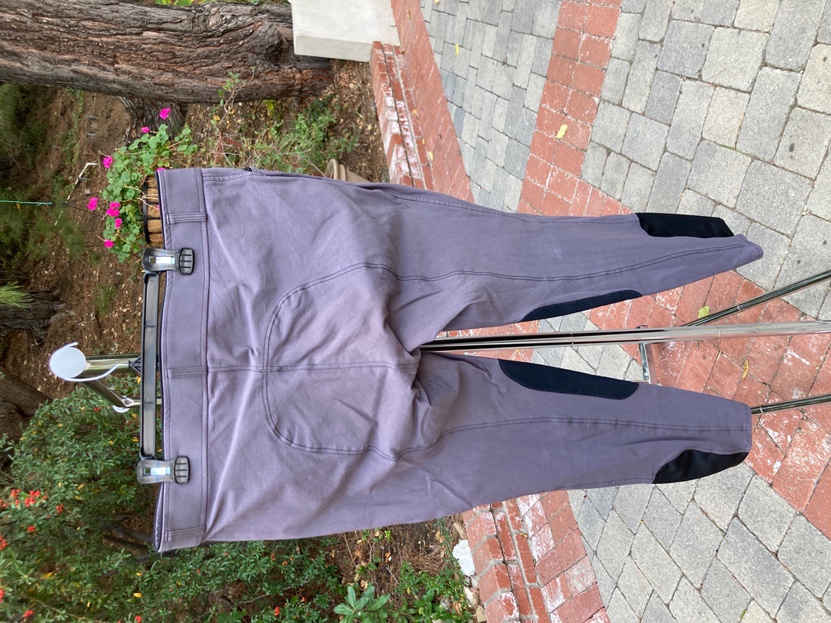 Devon Aire Signature Breech | black on grey | size: 36R