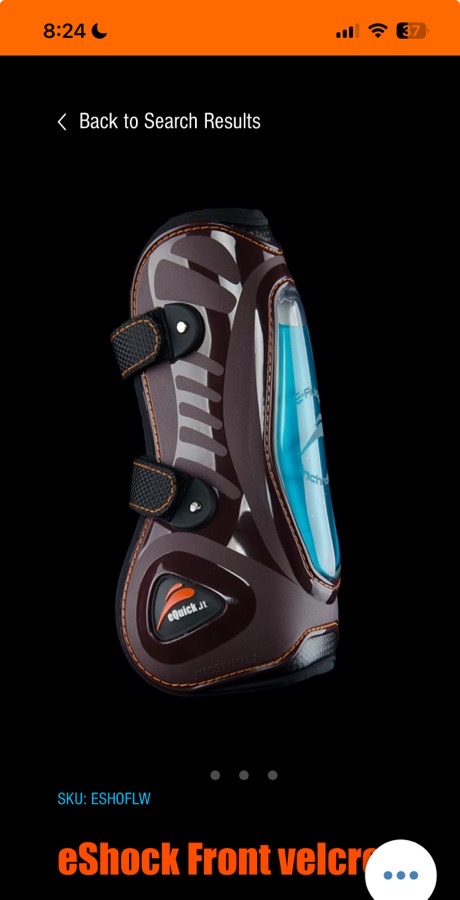 NEW Equick open front boots Velcro