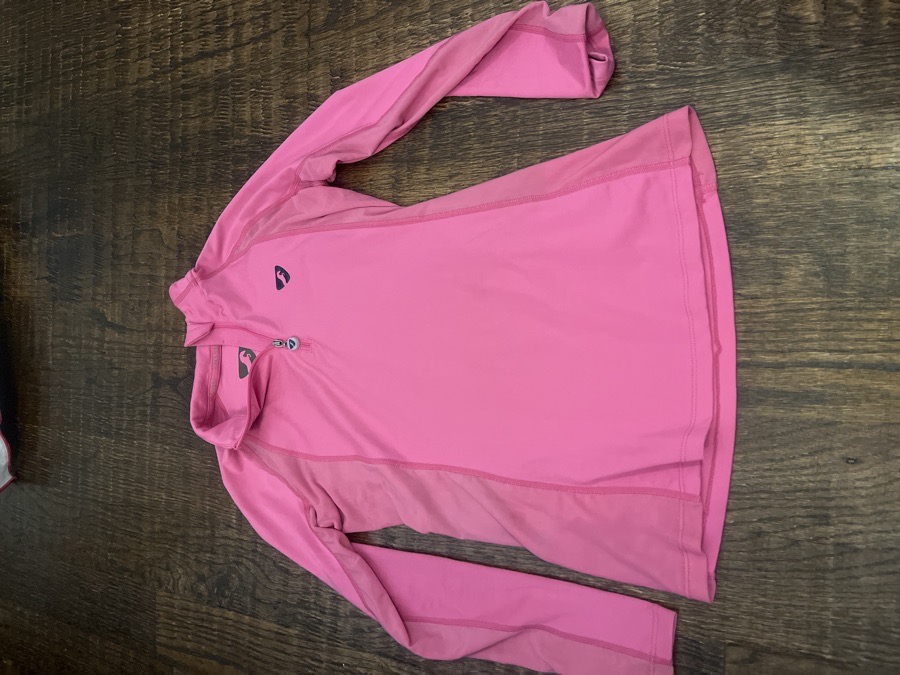 Hot pink aubriom kids sunshirt