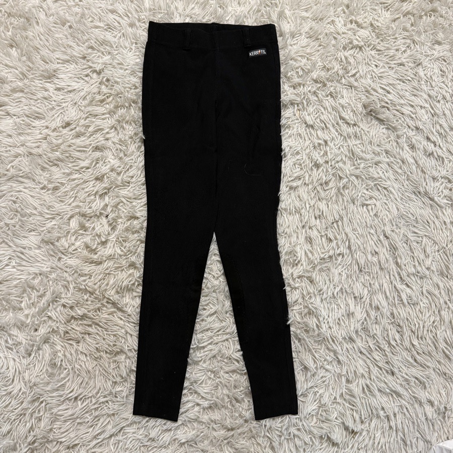 Girl’s Medium Black Kerrits Horseback Riding Tights Breeches. Good Condition.