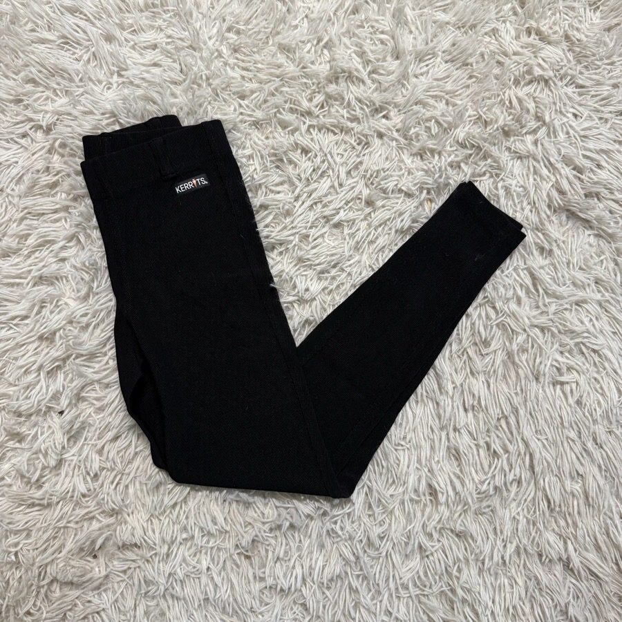 Girl’s Medium Black Kerrits Horseback Riding Tights Breeches. Good Condition.