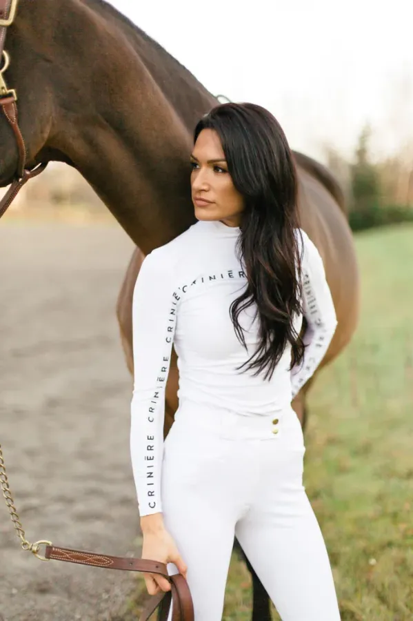 CRINIĒRE Estella Riding Shirt - M - New!