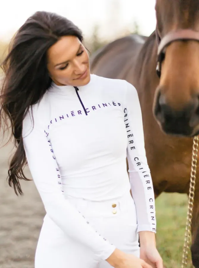 CRINIĒRE Estella Riding Shirt - M - New!