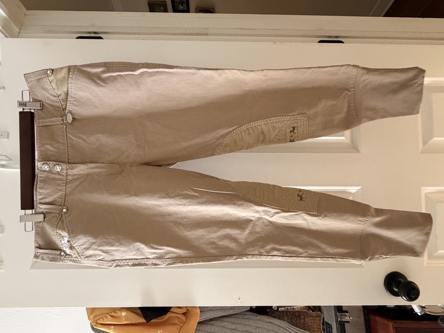 Equine Couture Blakely Knee Patch Show Breeches Size 34 R