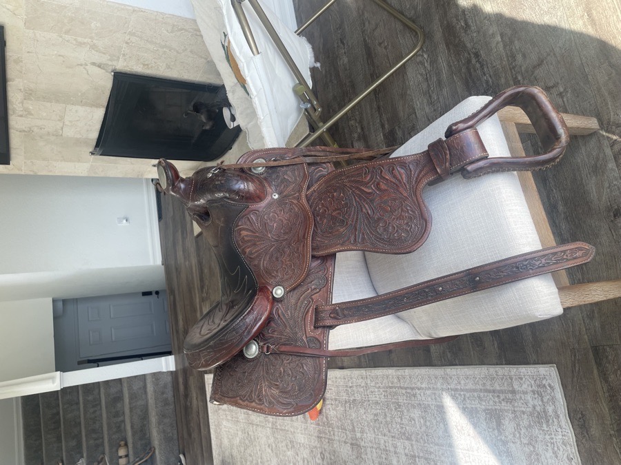 13” Ozark Leather Western All Around Saddle