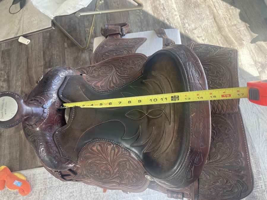 13” Ozark Leather Western All Around Saddle