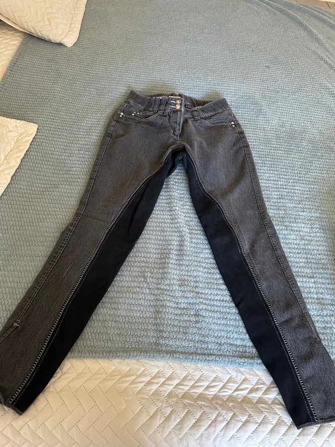 HKM Black Denim breeches