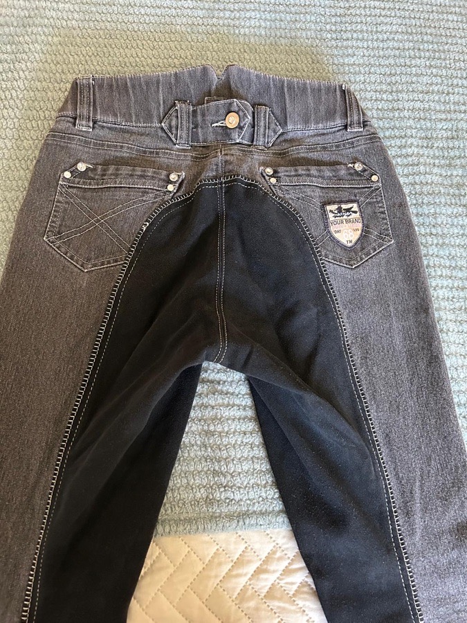 HKM Black Denim breeches