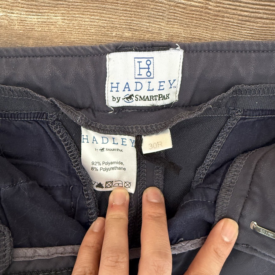 Smartpak Hadley 28R Knee Patch Slate Blue Breeches