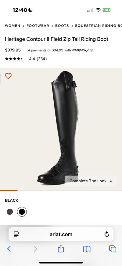 Ariat Heritage Contour Tall Boots