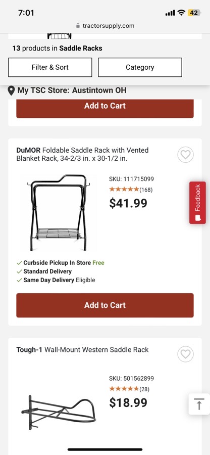 Saddle Stand