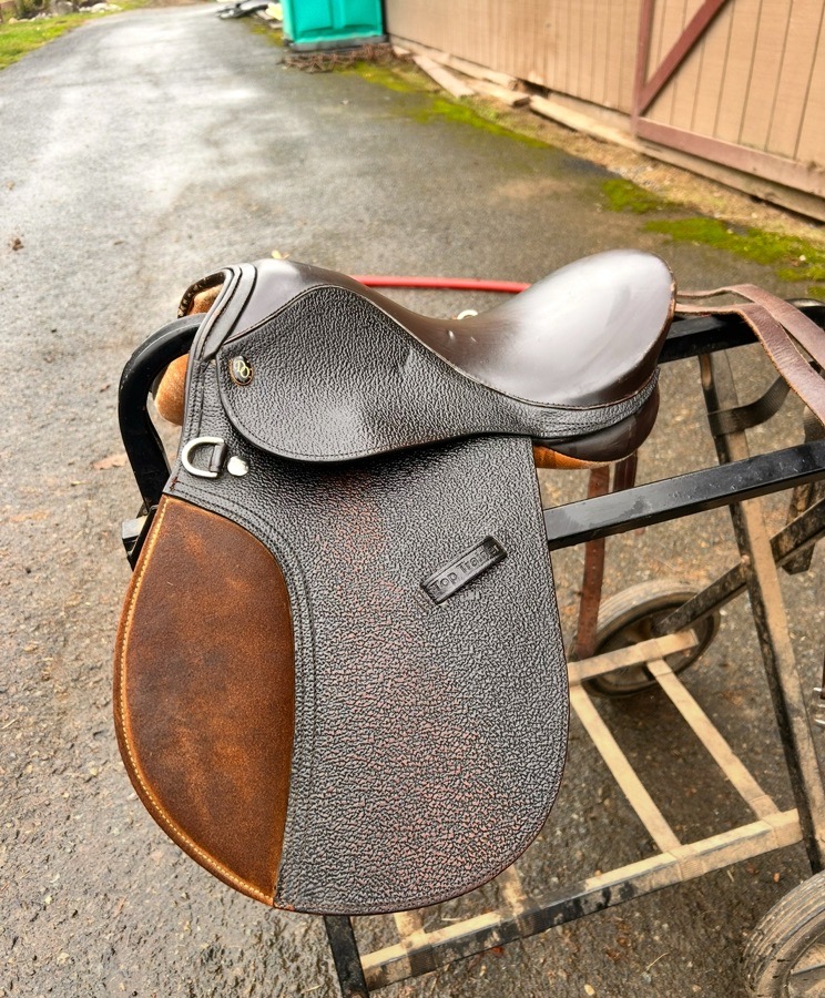 Old children’s saddle