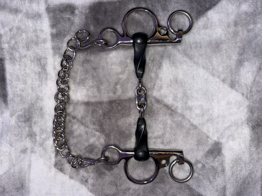 Custom slow twist rubber Pelham 5”