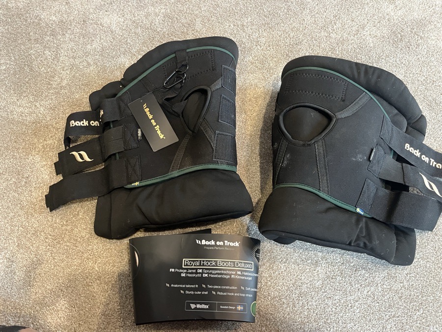 Small Back On Track Royal Hock Boots