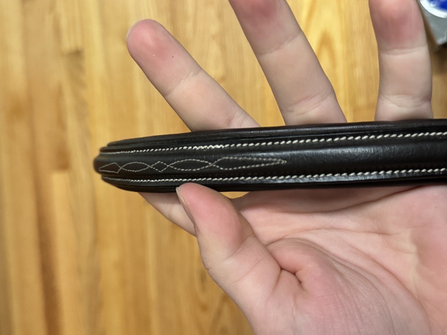 ExionPro Fancy Stitched Browband Oversize 17.5”