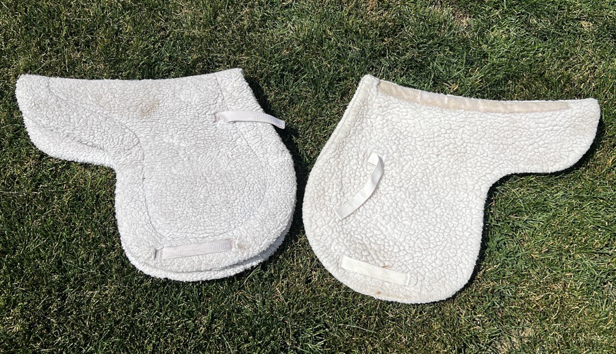 Two Fleece Shaped Hunter Pads