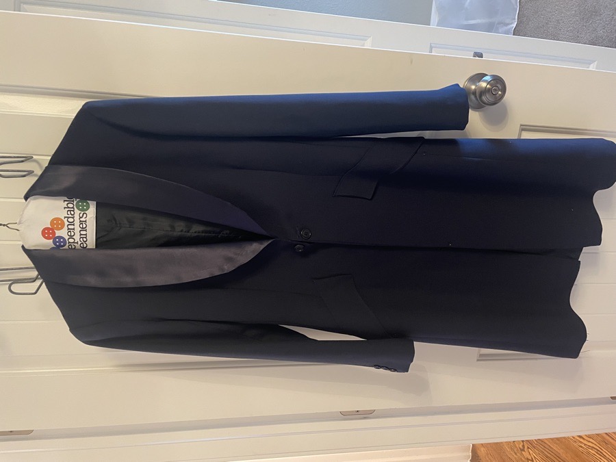 Womens Navy Saddle Seat Tux