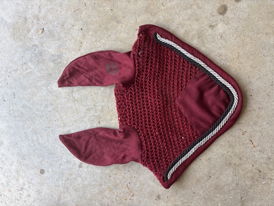 riders international crochet ear bonnet