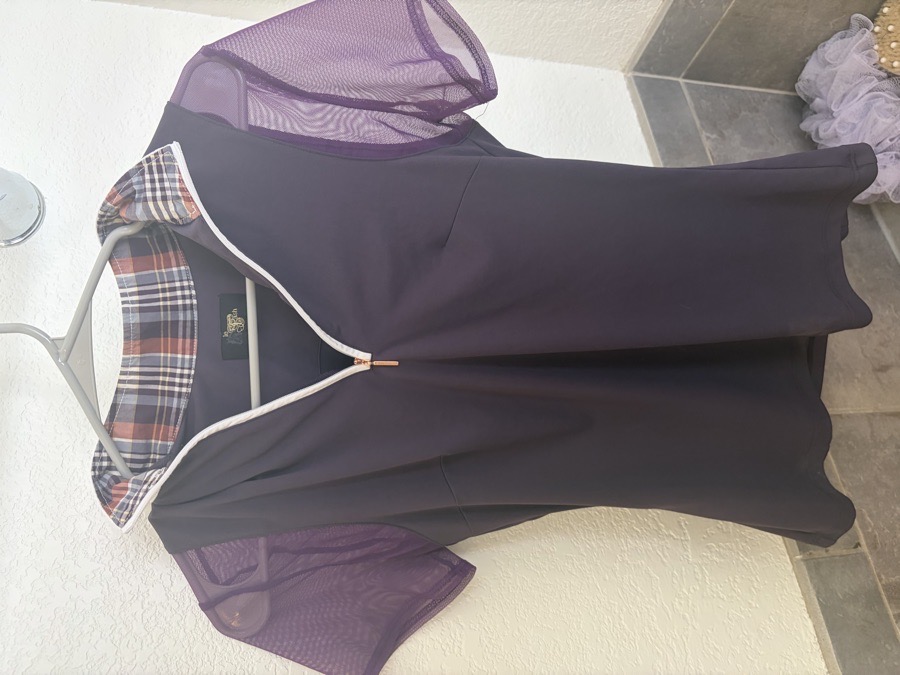 Plum Purple Short Sleeve Le Fash