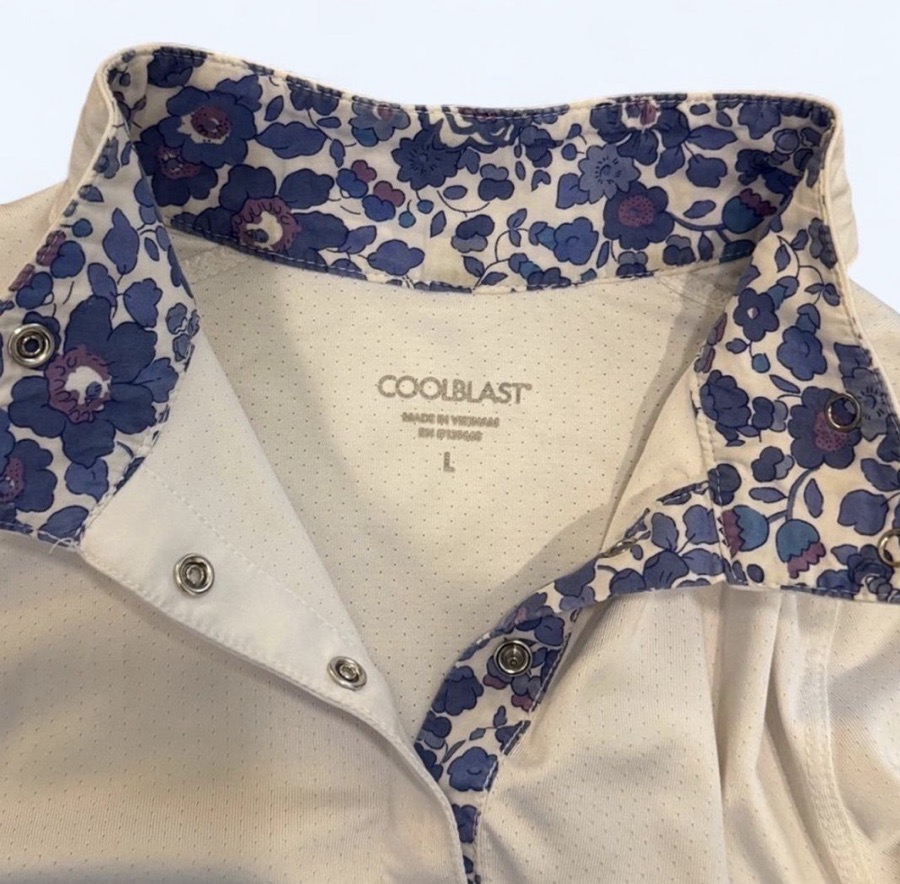 Girls Coolblast White Show Shirt L