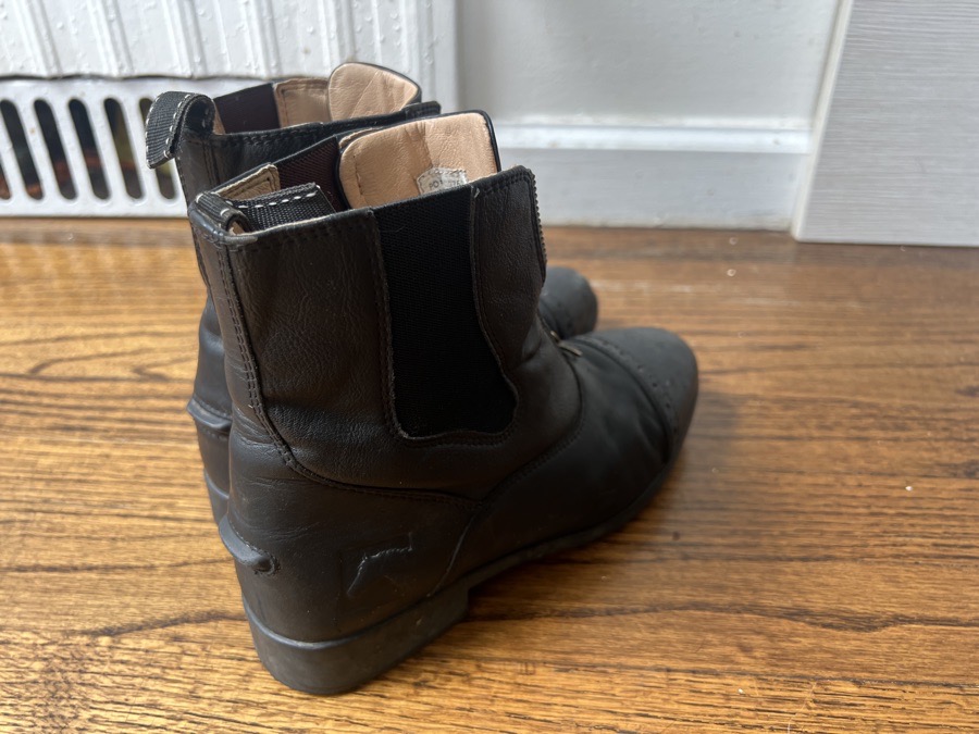 Riding Sport Kids Jr Paddock Leather Boots size 6.5