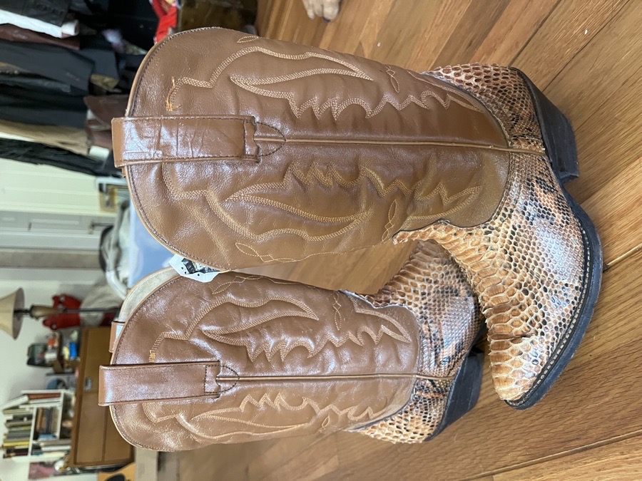 Lone star western boots brn