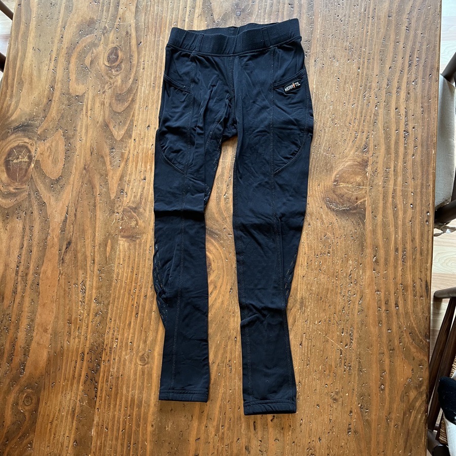 Kerrits Ice Fil Full Seat Grip Riding Tights Breeches Black Women’s Small