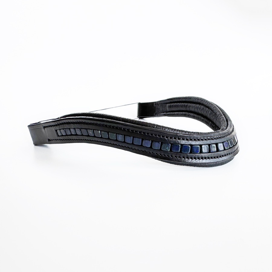 Blue Beaded Browband