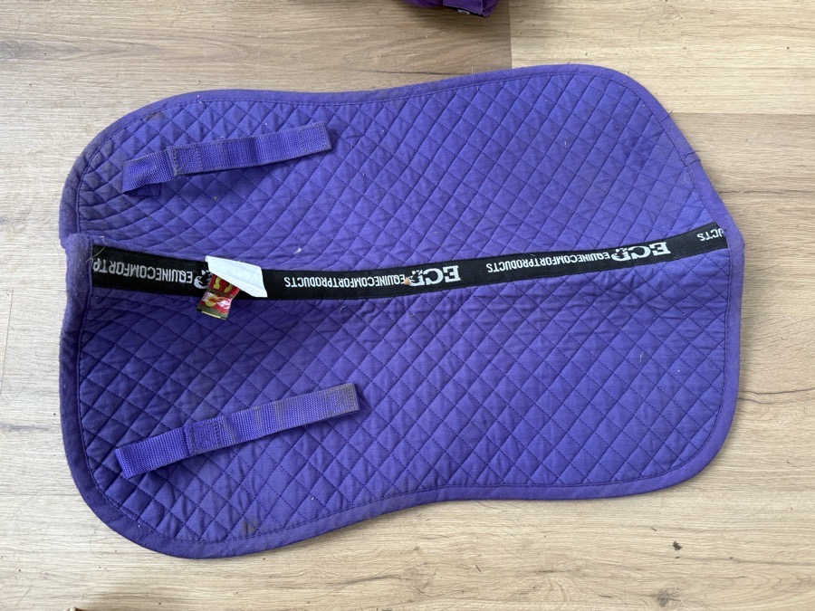 Equine Comfort Half Pad - Purple