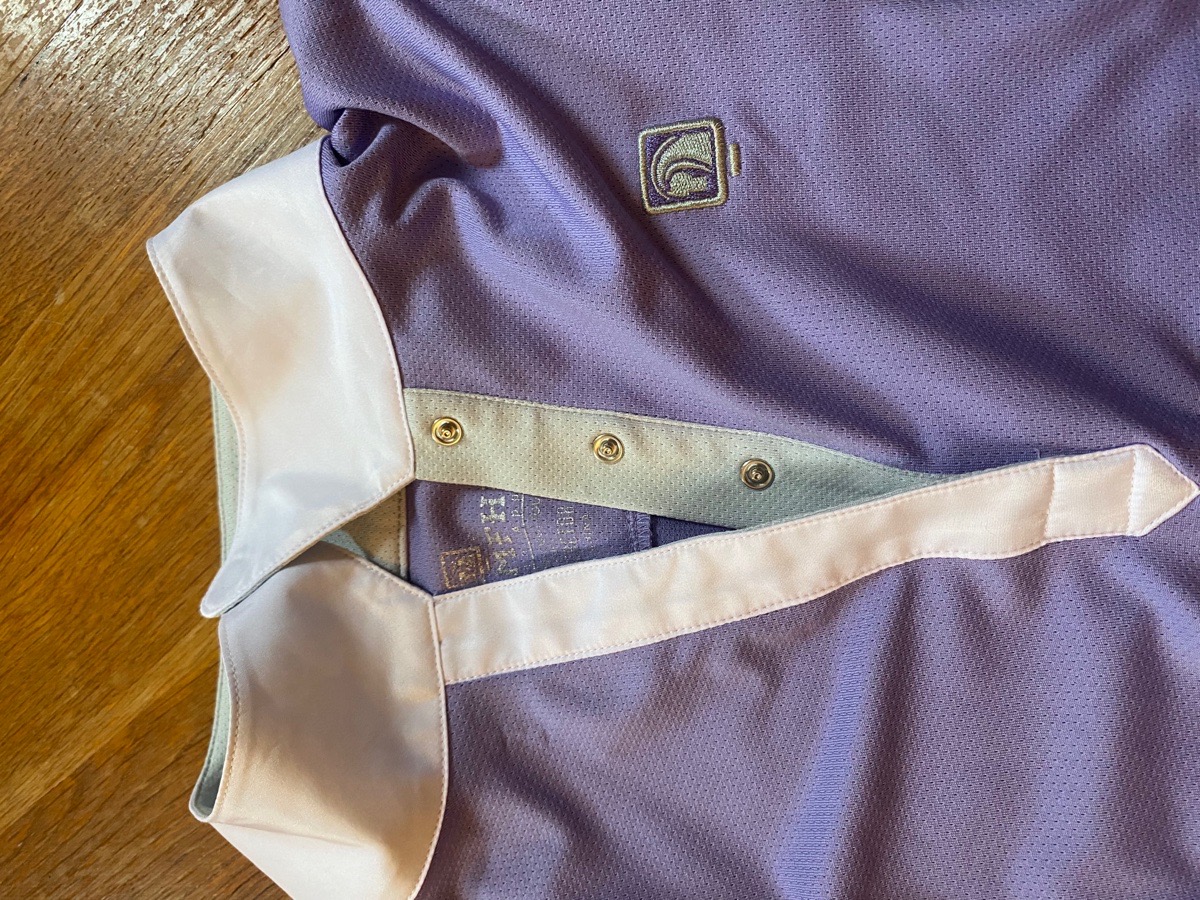 Size small, light purple ROMFH shoe shirt