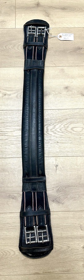 32” Padded Leather Dressage Girth
