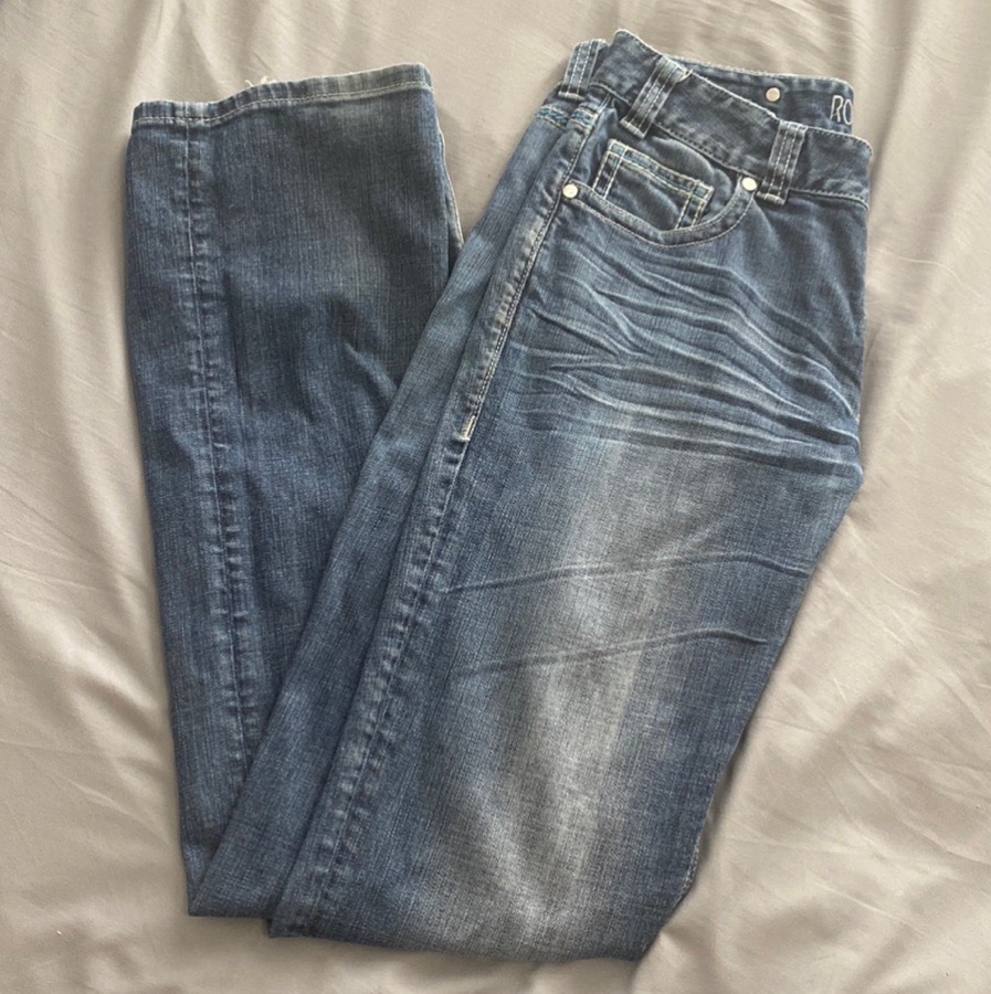Rock & Roll Denim Boyfriend Style Bootcut Jeans