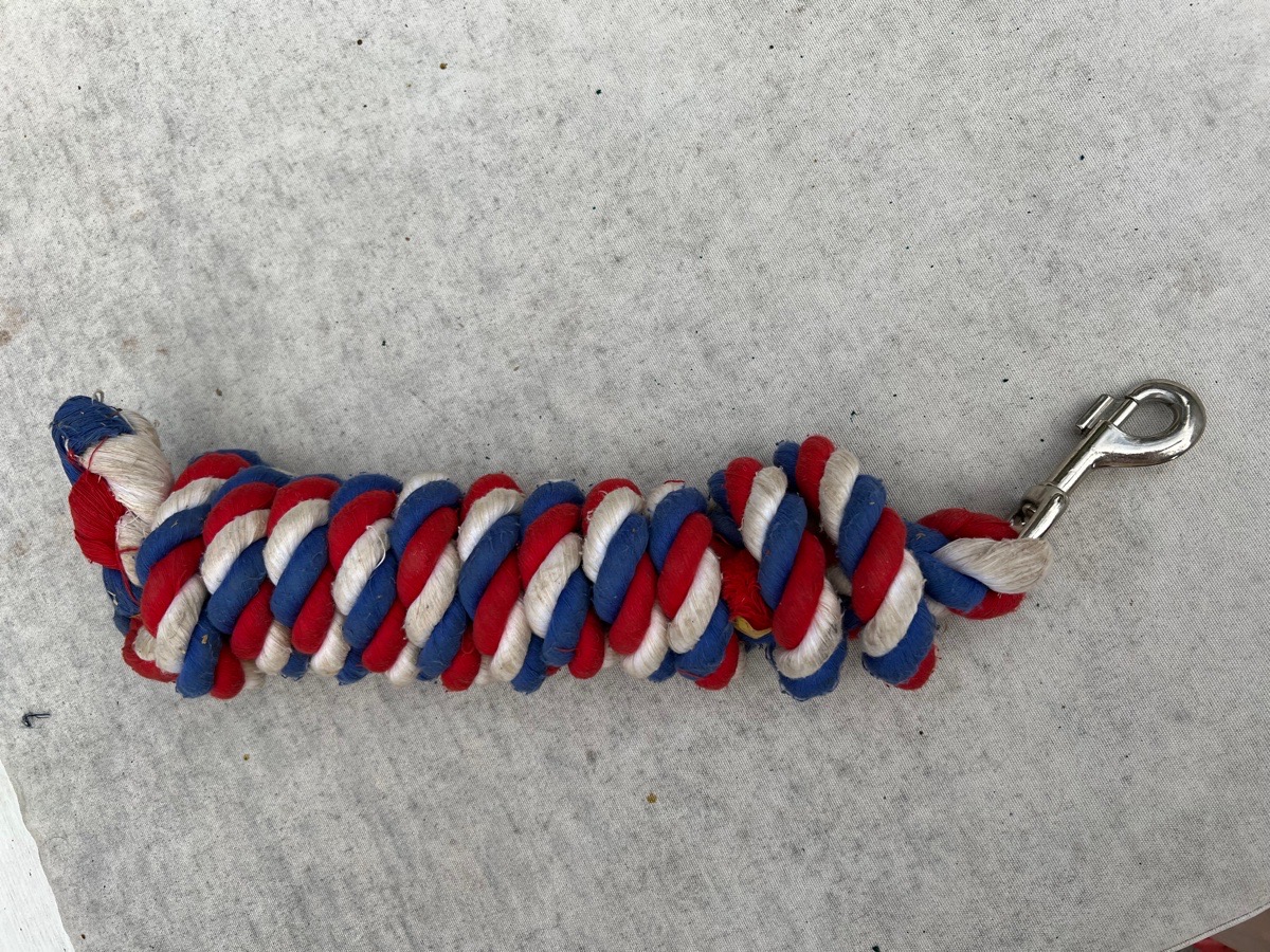 Red, White, and Blue Chunky Woven Leadrope