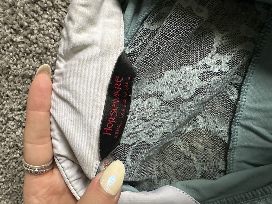 Xs Horseware Ireland mint lace sunshirt