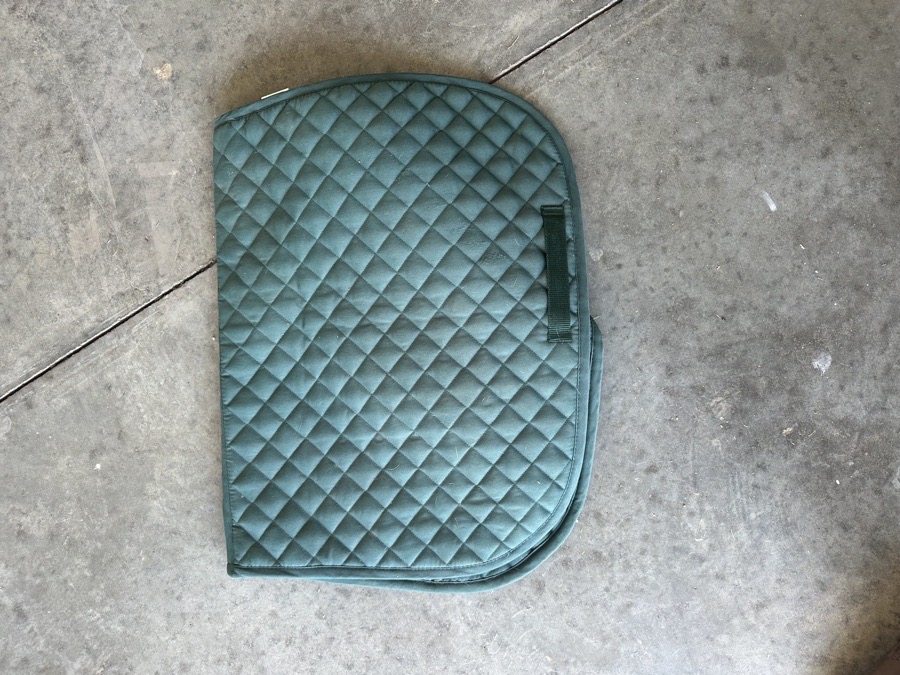 green dover saddle pad!