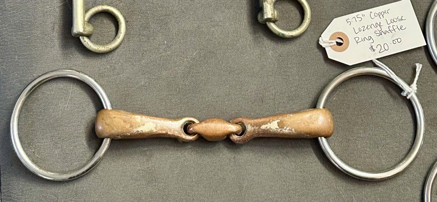 5.75” Copper Lozenge Loose Ring Snaffle