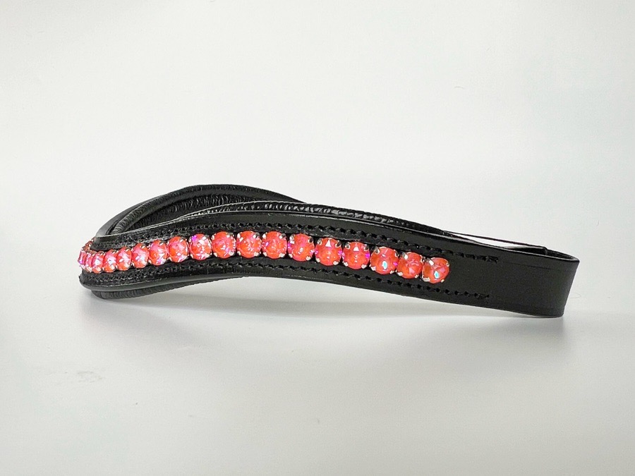 Peach Crystal Browband