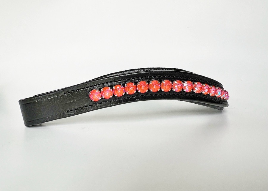 Peach Crystal Browband