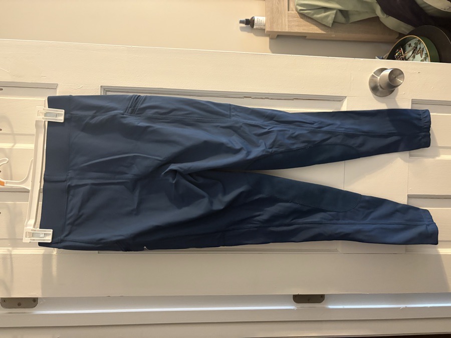 Blue Riding Tights (Side Phone Pockets)