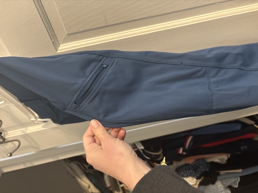 Blue Riding Tights (Side Phone Pockets)