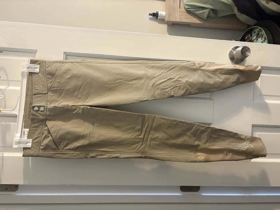 Dover Tan Silicone Knee Patch Breeches