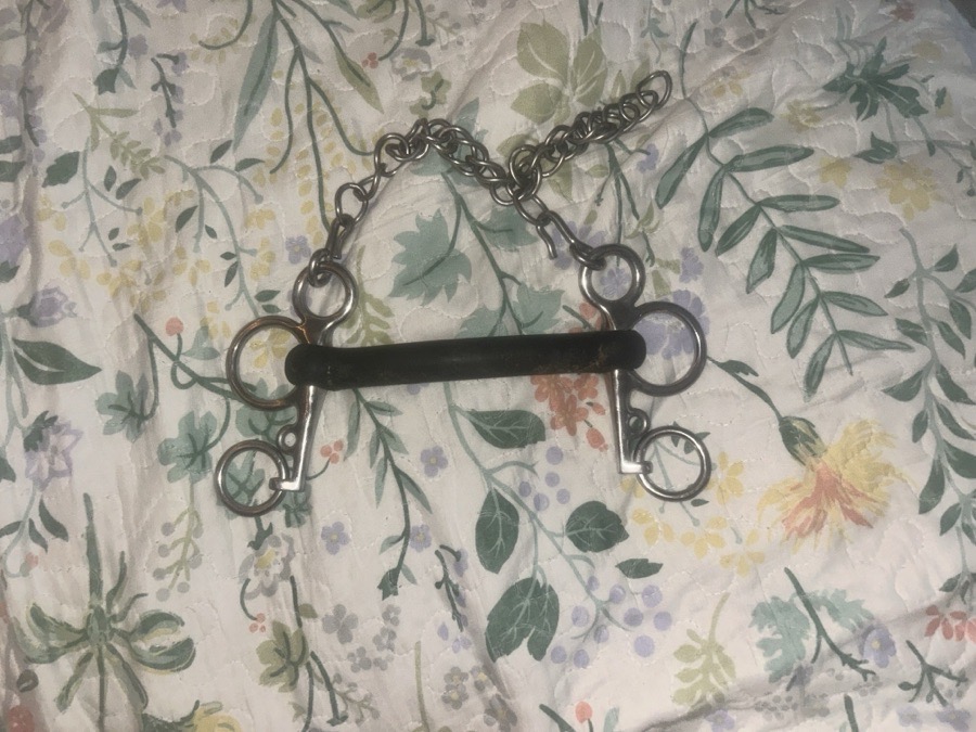 Rubber mullen mouth pelham