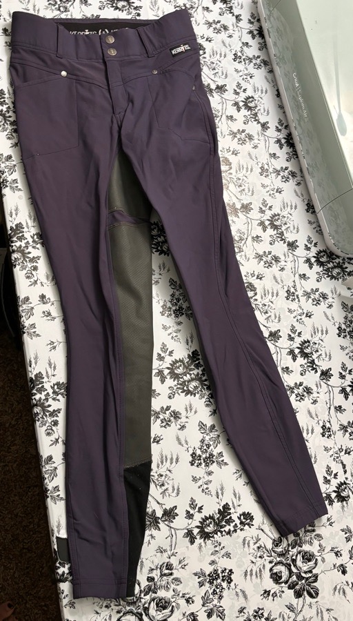 S KERRITS FULL SEAT CROSSOVER Breeches in Plum