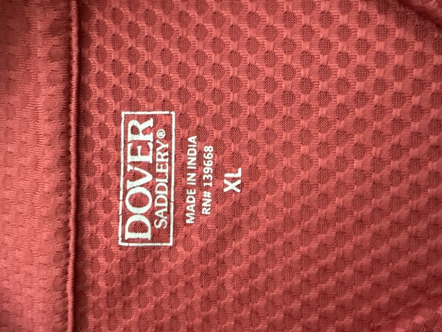 Red Short Sleeve Riding shirt