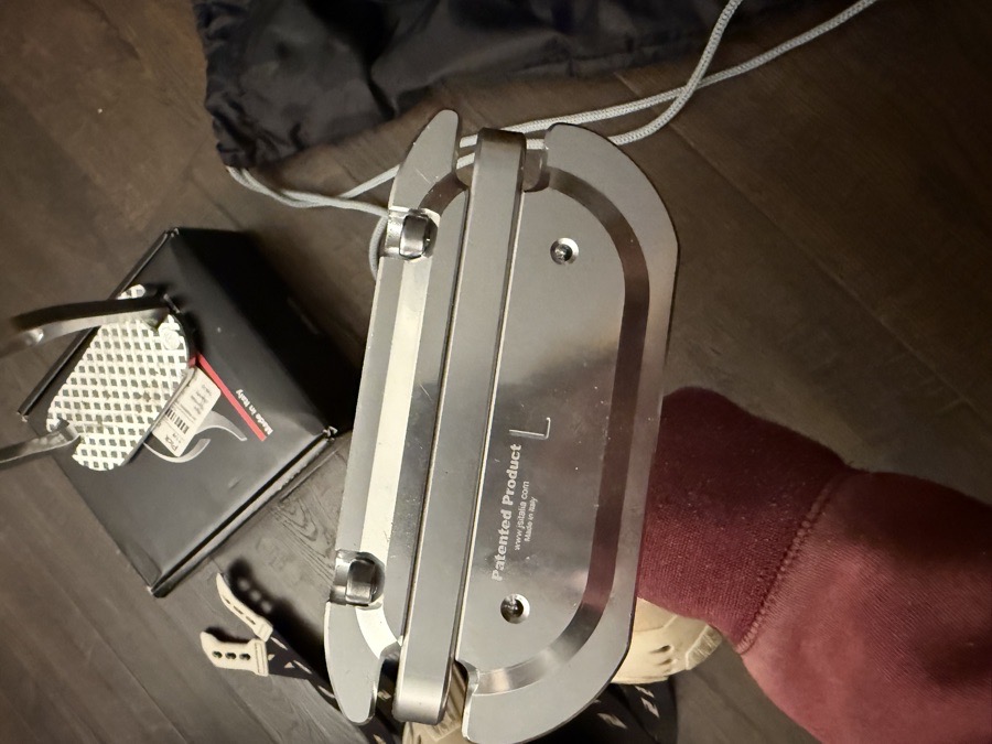 Large Silver Anatomic Jin Stirrups