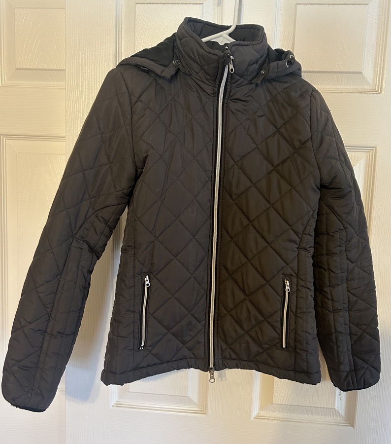 Grey Dover Riding Sport Quilted Jacket - Sz Small
