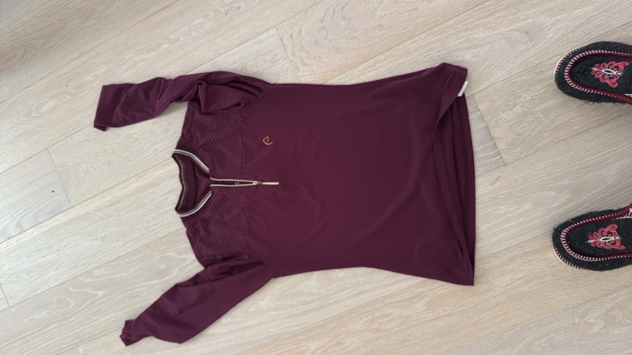 Equitheme maroon top