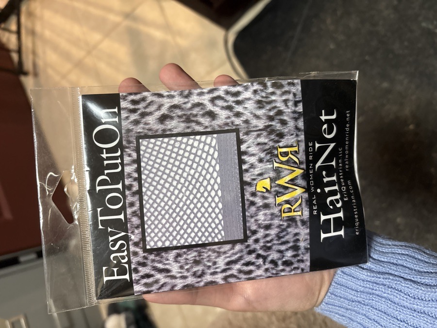 Real Women Ride No Know Hairnet- Grey