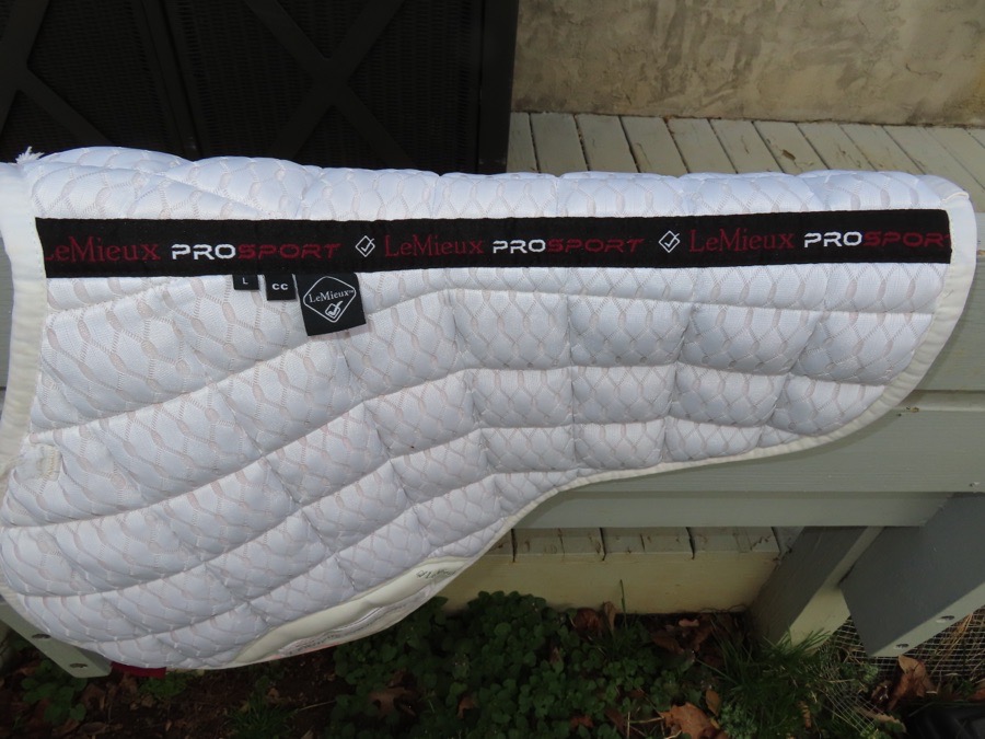 3 Lemieux Pro Sport White Saddle Pad